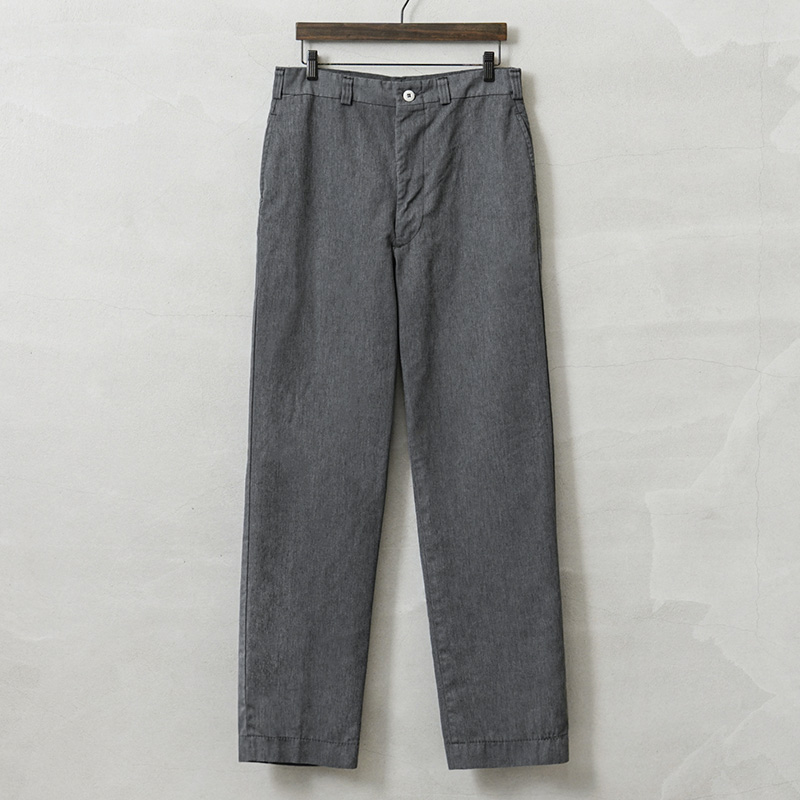 実物 新品 デッドストック 米軍 HOSPITAL DUTY（ホスピタル デューティー）トラウザーズ GRAY染め / ワークパンツ