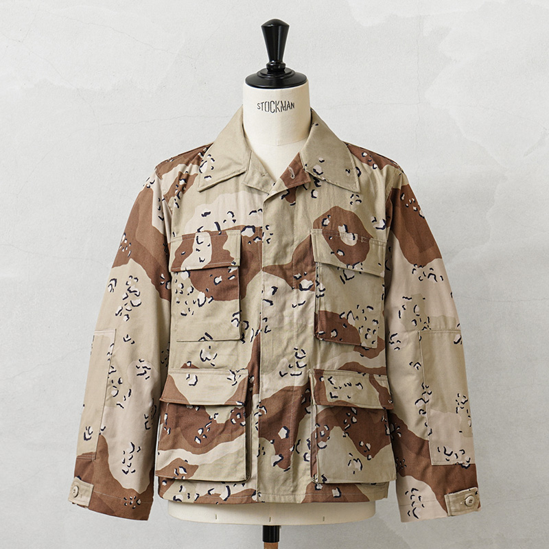 実物 新品 デッドストック 米軍 6Cデザート（チョコチップ）カモ BDU ジャケット