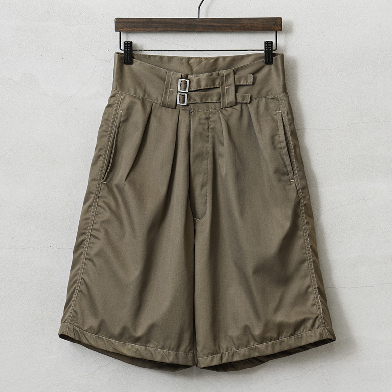 実物 新品 デッドストック イタリア軍 グルカショーツ グレイッシュカーキ
