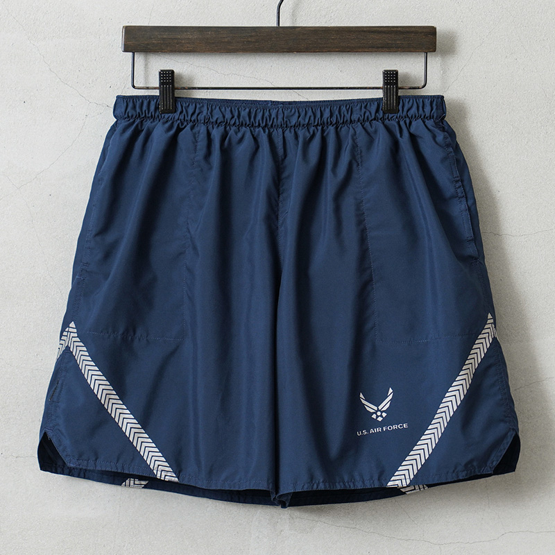 実物 USED 米空軍 U.S. AIR FORCE IPTU TRAINING ショーツ サイドポケット付き / トレーニングショーツ