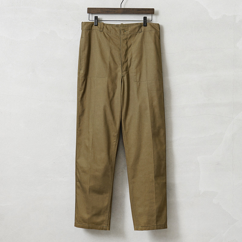 実物 新品 デッドストック チェコ軍 ライト コットンツイル アーミー ワークパンツ