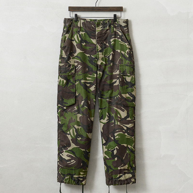 実物 USED ルーマニア軍 M2002 リップストップ フィールド カーゴパンツ DPMカモ