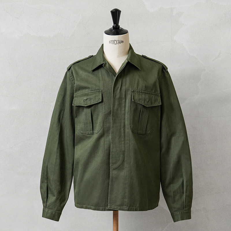 実物 USED ベルギー軍 M-64 フィールドシャツ