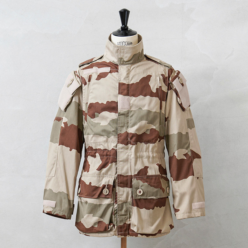 実物 新品 デッドストック フランス軍 FELIN T4 S2 リップストップ コンバットジャケット デザートCCEカモ