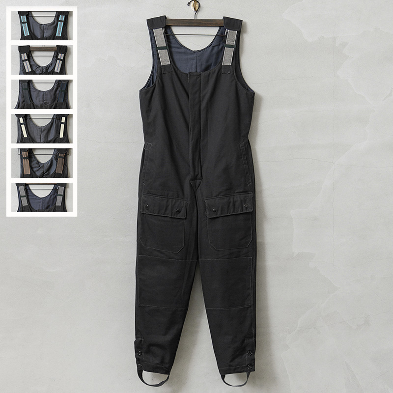 実物 新品 デッドストック ロシア軍（旧ソ連軍）AIR FORCE オーバーオール BLACK