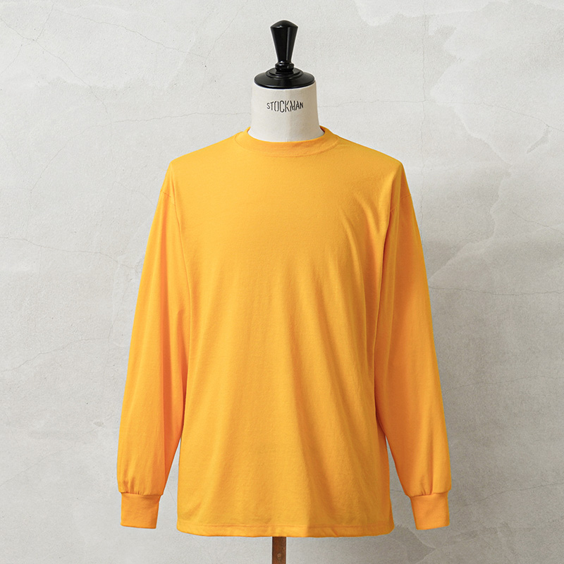 新品 デッドストック 米軍 U.S.NAVY トレーニング ロングスリーブ Tシャツ YELLOW MADE BY SOFFE
