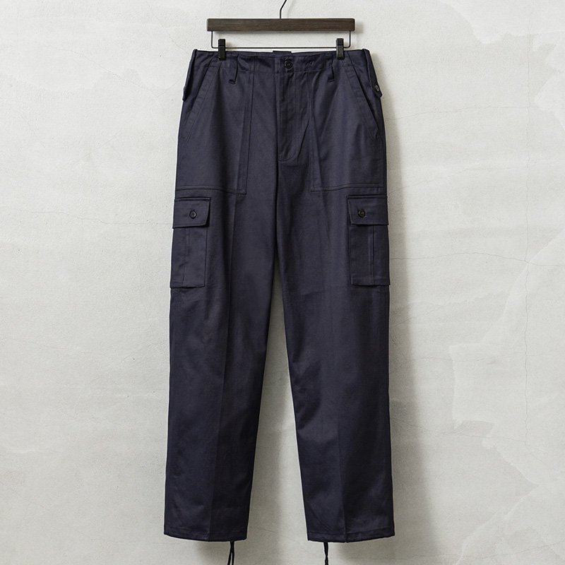 実物 新品 デッドストック オランダ軍 ベイカーポケット BDU カーゴパンツ NAVY