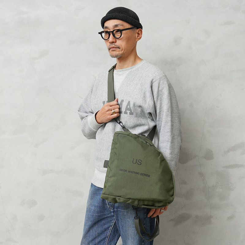 実物 新品 デッドストック 米軍 M42/M45 ガスマスクバッグ / ショルダーバッグ