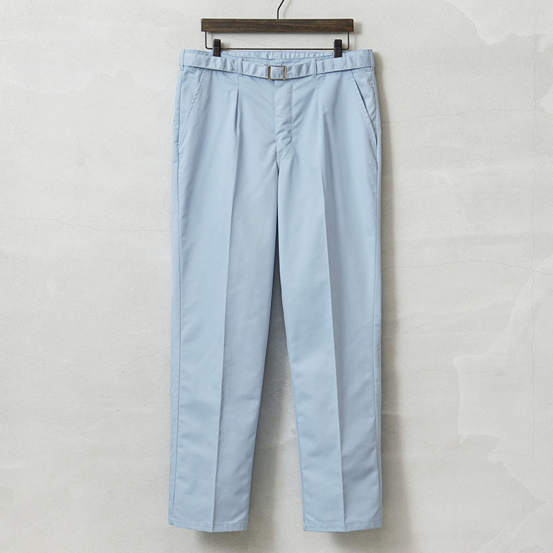 実物 新品 デッドストック ドイツ軍 BW T/Cツイル ワークパンツ サックスブルー