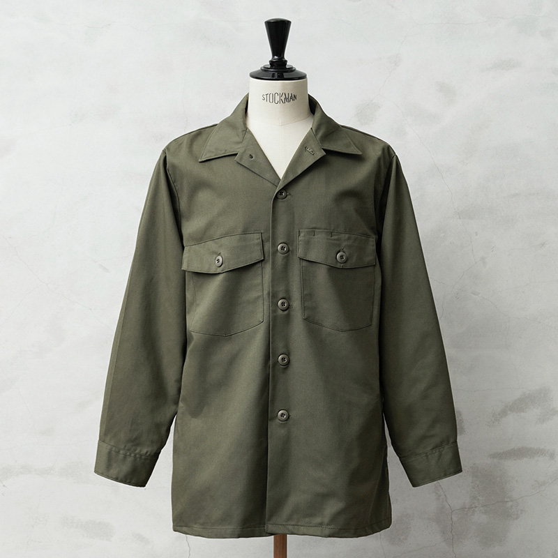 希少サイズ 実物 新品 デッドストック 米軍 ユーティリティシャツ OG-507