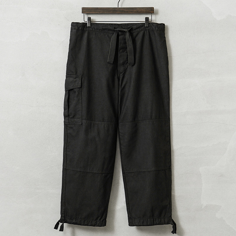 実物 USED ベルギー軍 M-88 フィールド オーバーパンツ BLACK染め