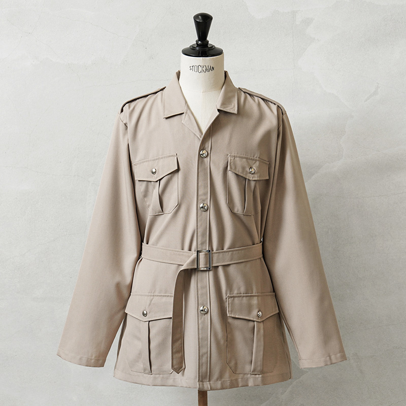 実物 新品 デッドストック フランス軍 外国人部隊 TROPICAL サファリジャケット ベルト付き