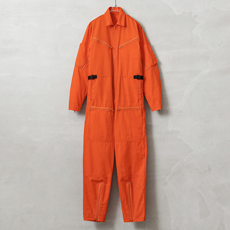 実物 新品 デッドストック カナダ軍 RESCUE SPECIALIST フライヤーズ カバーオール BRIGHT ORANGE