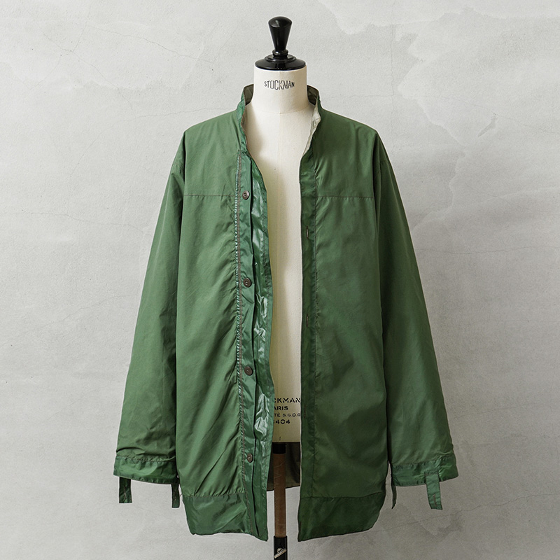 実物 USED オランダ軍 WATERPROOF ブリーザブル ライナーコート GREEN