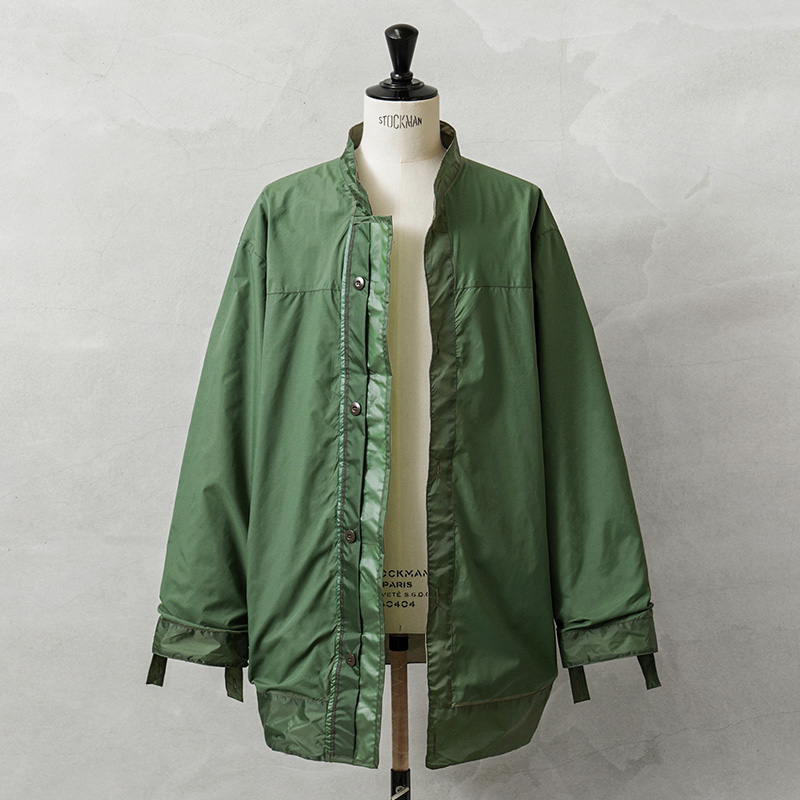 実物 新品 デッドストック オランダ軍 WATERPROOF ブリーザブル ライナーコート GREEN