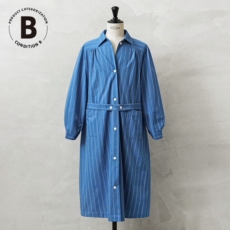 実物 新品 デッドストック スウェーデン軍 60’s ブルーストライプ ホスピタルコート コンディションB