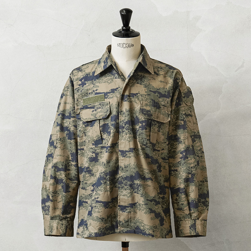 実物 USED トルコ軍 AIR FORCE リップストップ ジャケット NANOカモ / トルコ空軍