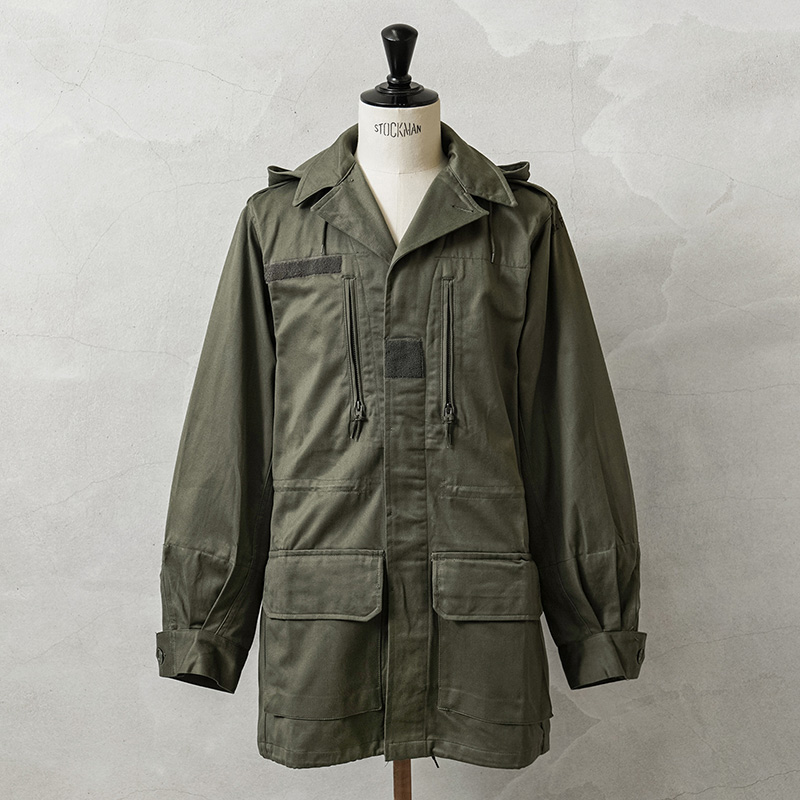 実物 新品 デッドストック フランス軍 M-64 ジャケット フード付き