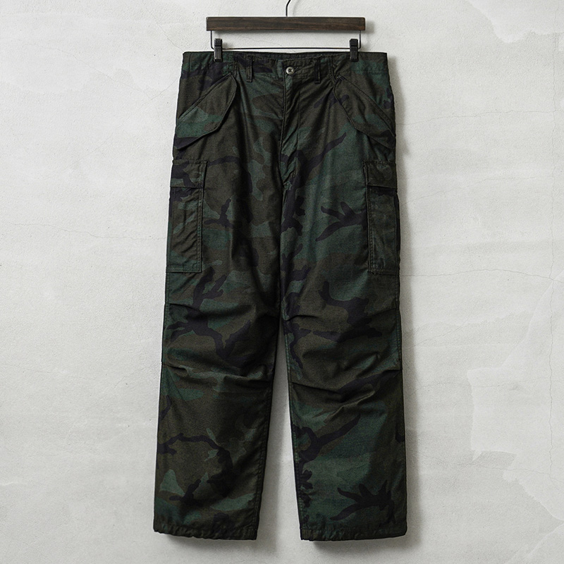 実物 新品 デッドストック 米軍 M-65フィールドカーゴパンツ DARK WOODLAND CAMO / 製品染め