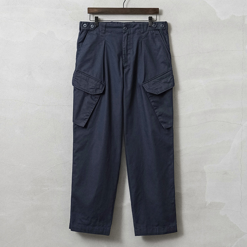 実物 USED イギリス軍 ROYAL NAVY RIG22 FR T/C カーゴパンツ スラントポケット