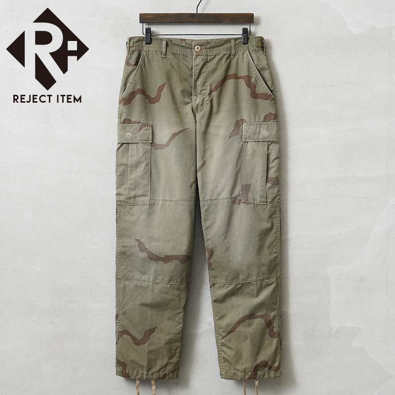 リジェクト 訳あり品 実物 USED 米軍 DCU カーゴパンツ 3カラーデザート リップストップ FADE OLIVE染め【フェードオリーブ】
