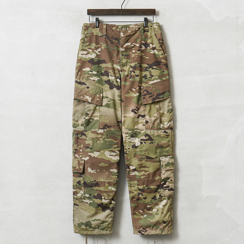 実物 USED 米軍 COMBAT カーゴパンツ OCP スコーピオンW2 コットンナイロン