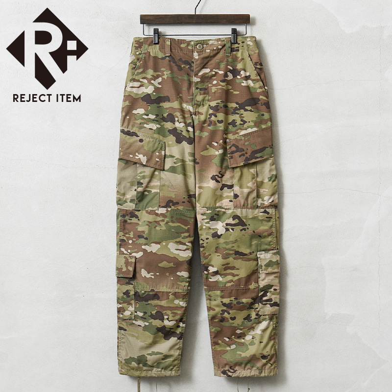 リジェクト 訳あり品 実物 USED 米軍 COMBAT カーゴパンツ OCP スコーピオンW2 コットンナイロン