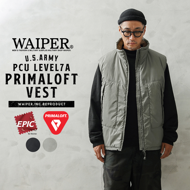 WAIPER.inc 米軍 PCU LEVEL7A PRIMALOFT ベスト EPIC【WP1037】【T】