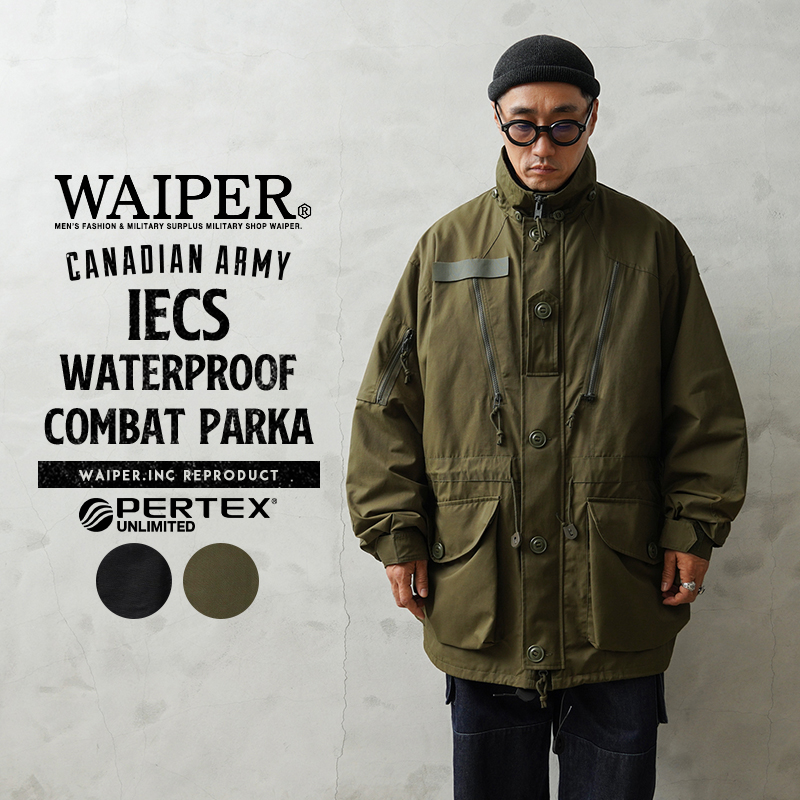 WAIPER.inc カナダ軍 IECS WATERPROOF コンバットパーカー PERTEX UNLIMITED【WP1069】【T】