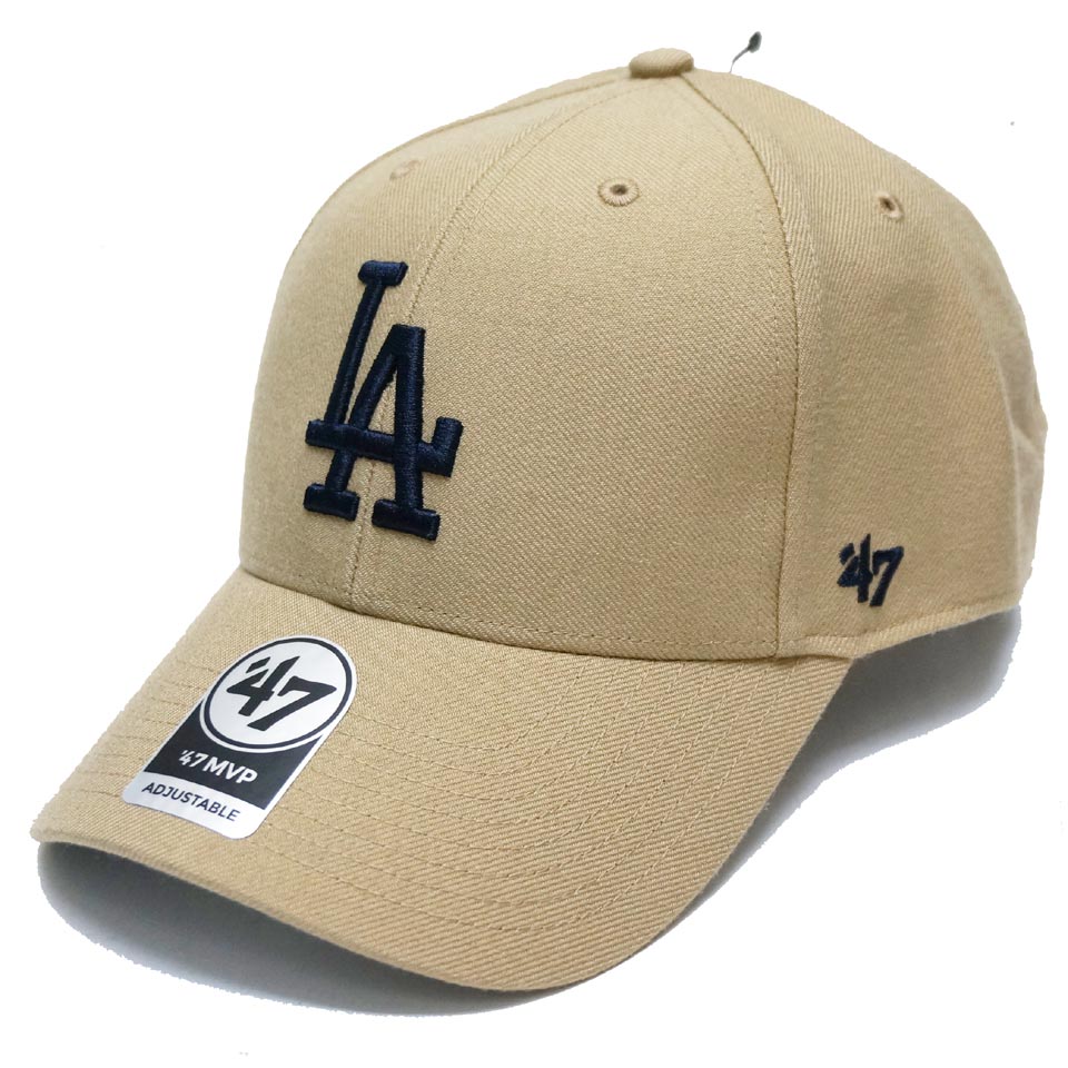 '47 フォーティーセブン ローキャップ 帽子 MVP CAP LOS ANGELES DODGERS LA ドジャース カーキ KHAKI ベージュ BEIGE