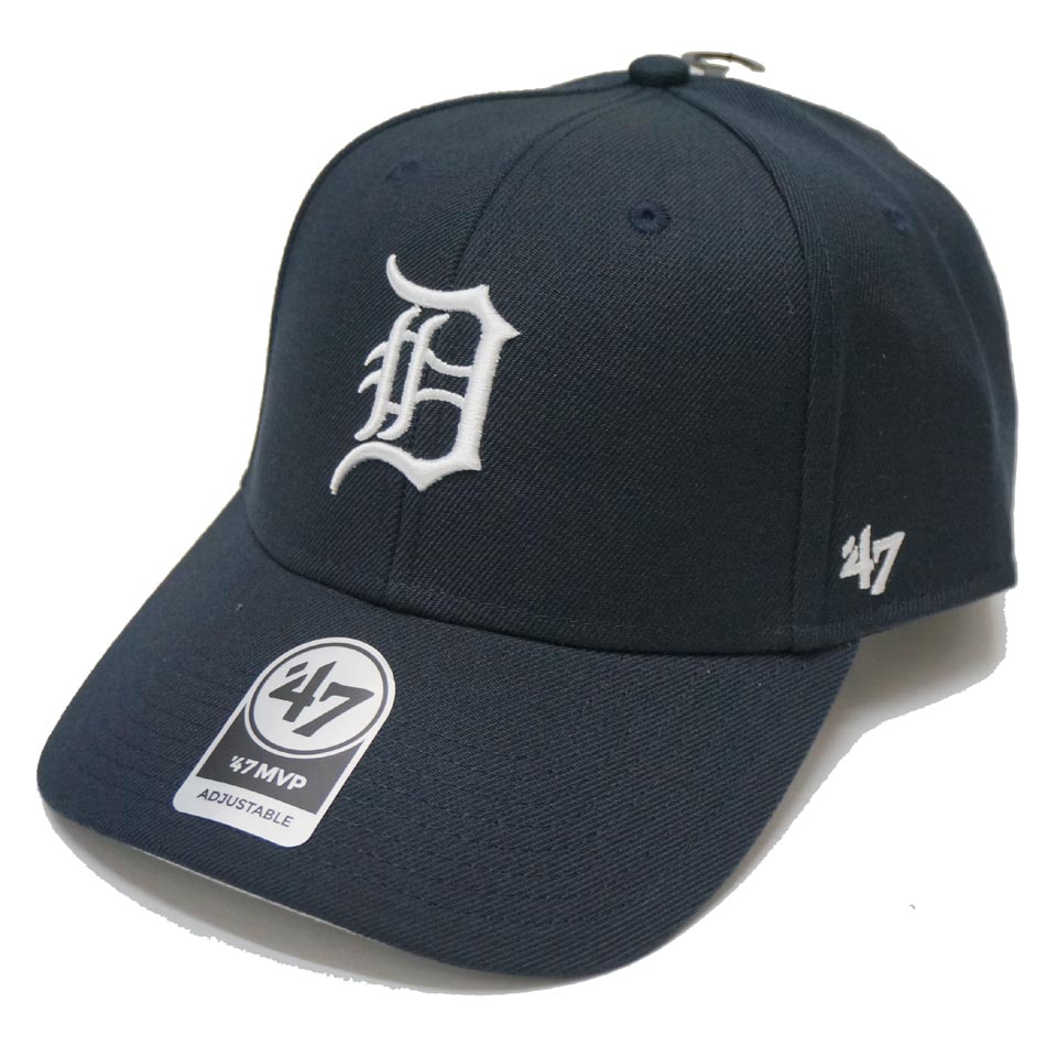'47 フォーティーセブン ローキャップ 帽子 MVP CAP - DETROIT TIGERS デトロイト タイガース ネイビー 紺 NAVY