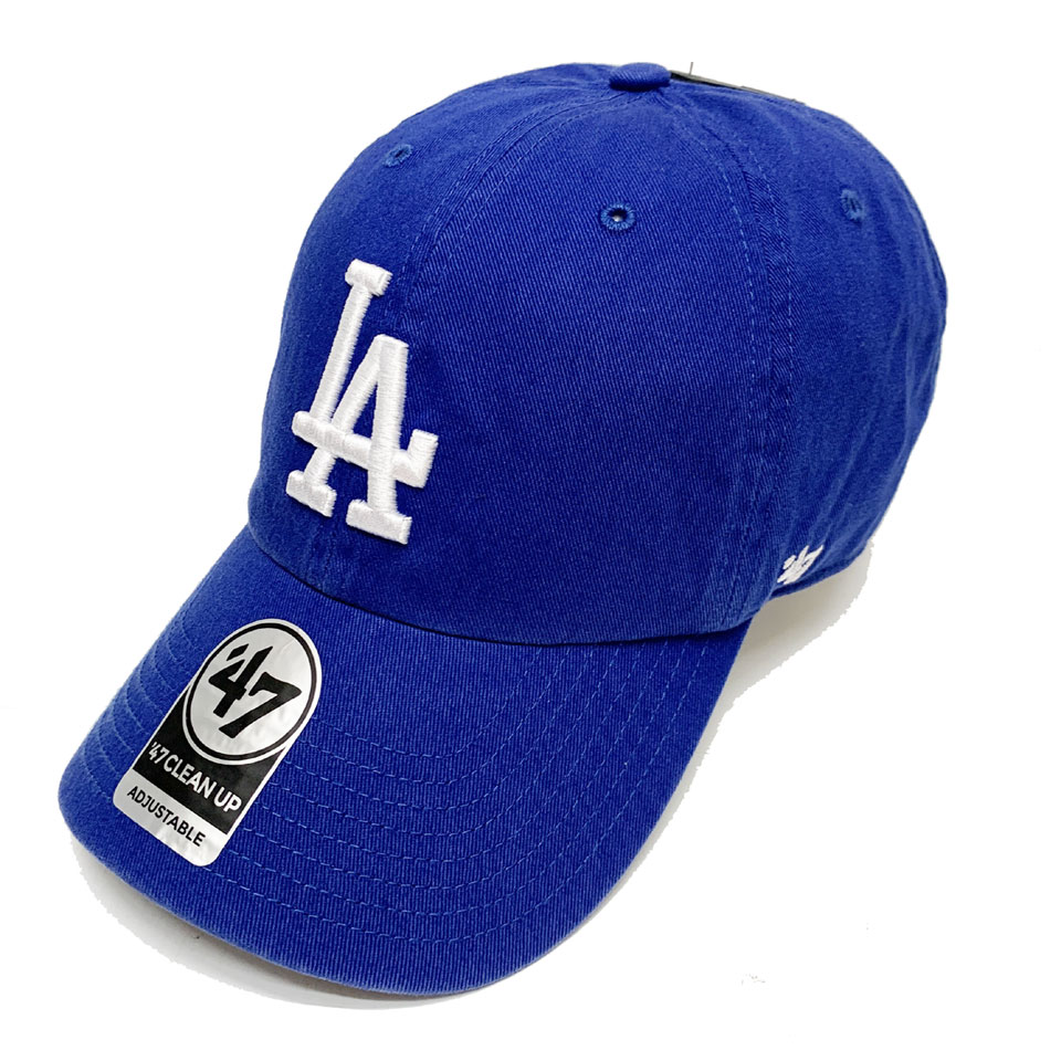 '47 フォーティーセブン ローキャップ 帽子 CLEAN UP CAP - LA ロサンゼルス ドジャース DODGERS ロイヤルブルー ROYAL BLUE 青