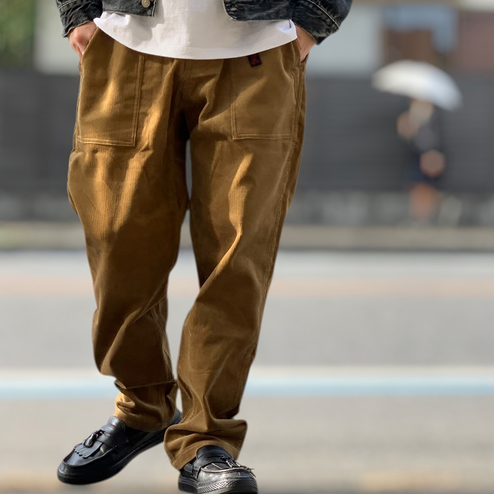 Gramicci / CORDUROY LOOSE TAPERED RIDGE PANTS