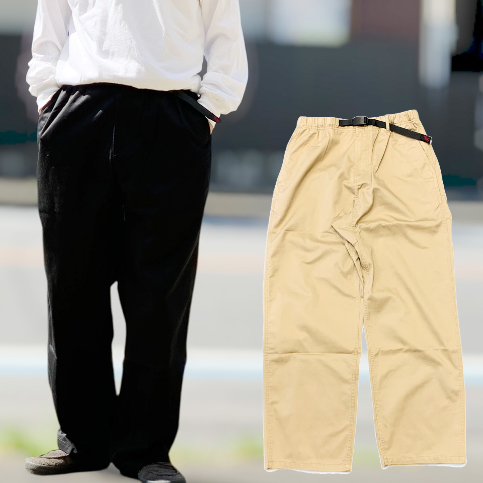 全2色 Gramicci グラミチ T/C TWILL WIDE PANT (GMP5-FJP004)