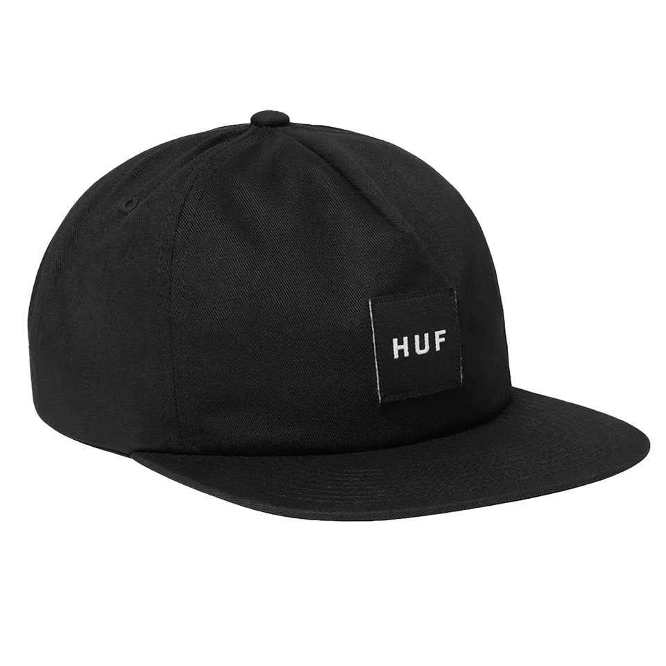 ハフ HUF キャップ スナップバック HUF SET BOX SNAPBACK ボックスロゴ 帽子 ブラック 黒 BLACK