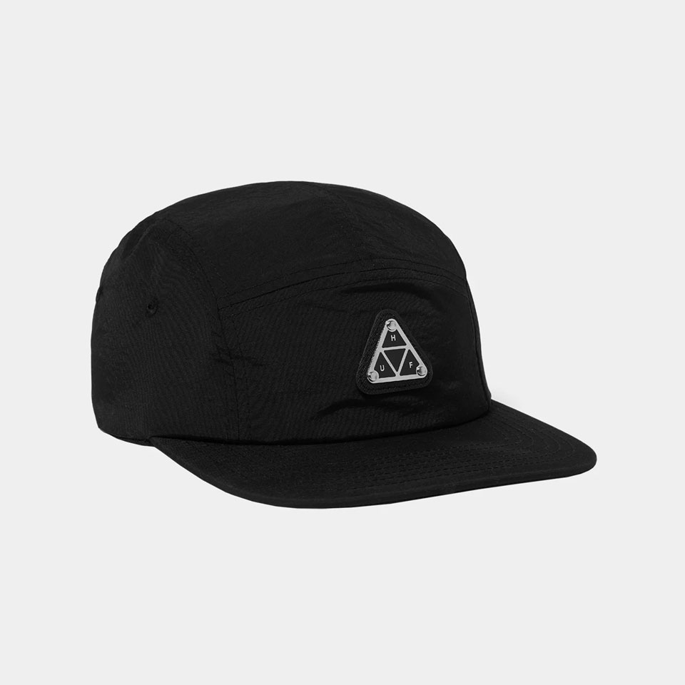 ハフ HUF キャップ 5パネルキャップ METAL TT VOLLEY CAP 帽子 ブラック 黒 BLACK