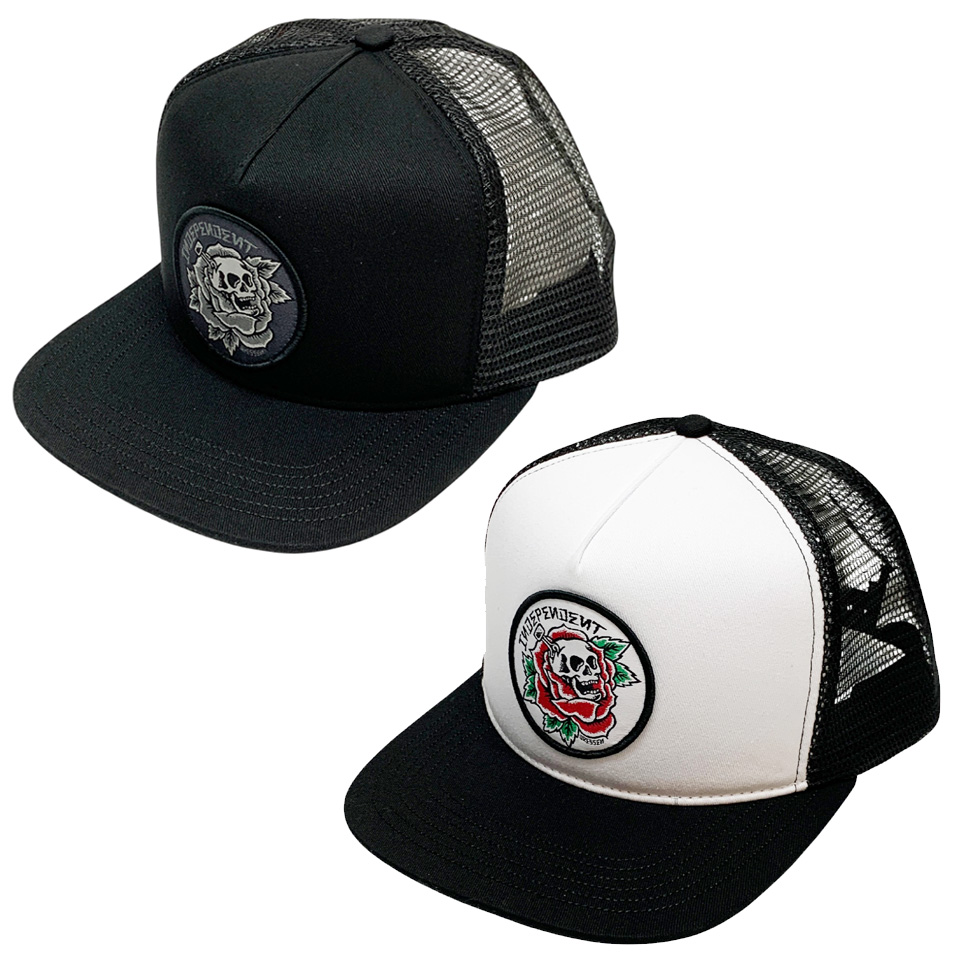 全2色 INDEPENDENT TRUCKS インディペンデントトラックス DRESSEN SKULL ROSE SNAPBACK CAP (44442349)