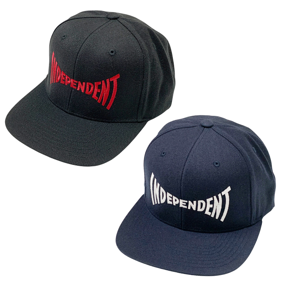 全2色 INDEPENDENT TRUCKS インディペンデントトラックス SPAN EMBROIDERED SNAPBACK CAP