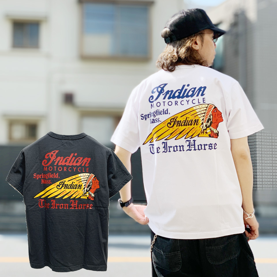 INDIAN MOTORCYCLE / THE IRON HORSE SS Tee