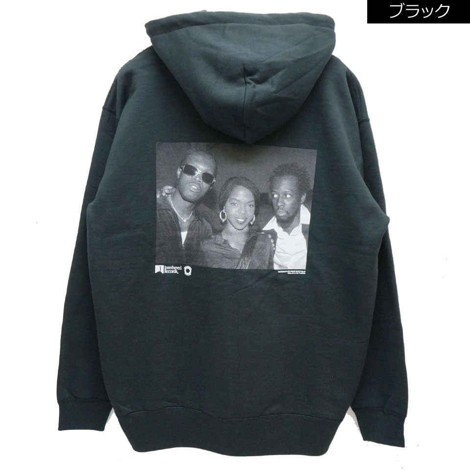 【40%OFF】 全2色 インターブリード INTERBREED ジップパーカー Ernie Paniccioli for INTERBREED “The Fugees Zip-up Heavy Hoodie” フージーズ ローリンヒル LAURYN HILL ブラック グレー BLACK GREY 黒 灰色