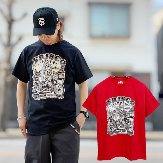 【SALE 20%OFF】全2色 415CLOTHING FRISCO STYLE SS TEE