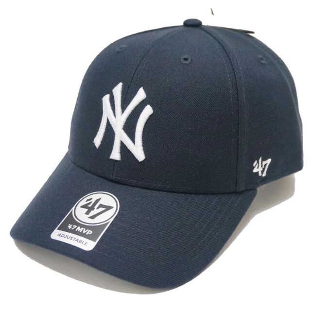 '47 フォーティーセブン ローキャップ 帽子 MVP CAP - NEW YORK YANKEES NY ニューヨークヤンキース ネイビー 紺 NAVY