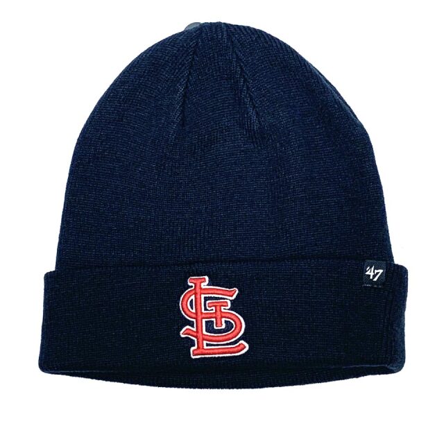 '47 フォーティーセブン ビーニー RAISED CUFF KNIT BEANIE - CARDINALS ニット帽 ニットキャップ 帽子 カーディナルズ ネイビー 紺 NAVY