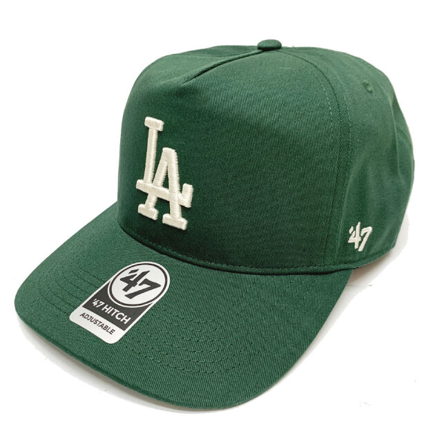 '47 フォーティーセブン キャップ HITCH  CAP - LA DODGERS ドジャース スナップバック 帽子 ダークグリーン DARK GREEN 緑