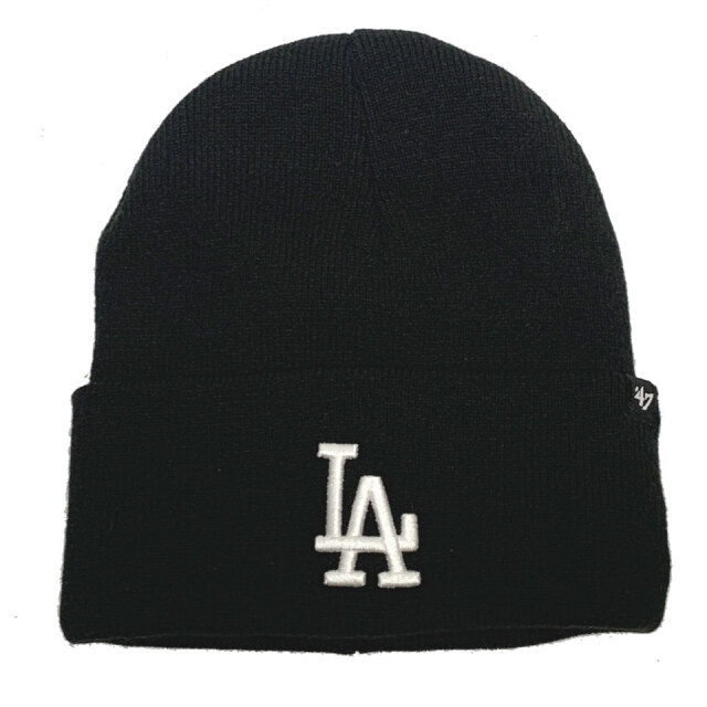 '47 フォーティーセブン ビーニー HAYMAKER  KNIT BEANIE - LA DODGERS ロサンゼルス ドジャース ブラック 黒 BLACK