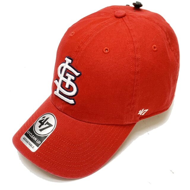 '47 フォーティーセブン ローキャップ 帽子 CLEAN UP CAP - CARDINALS カーディナルズ レッド 赤 RED