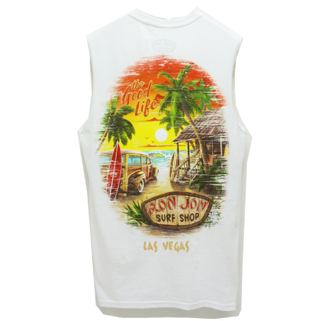 RON JON SURF SHOP ロンジョン サーフショップ ノースリーブ SURFER GOOD LIFE NO SLEEVE