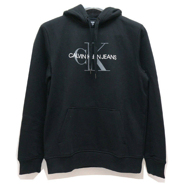 【20%OFF】 CALVIN KLEIN カルバンクライン パーカー CK LOGO HOODIE - BLACK