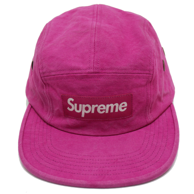 Supreme シュプリーム Washed Canvas Camp Cap ピンク Pink