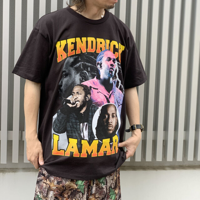 ケンドリックラマー KENDRICK LAMAR  S/S Tee ラップTシャツ アーティストTシャツ オフィシャル ブラック 黒 BLACK